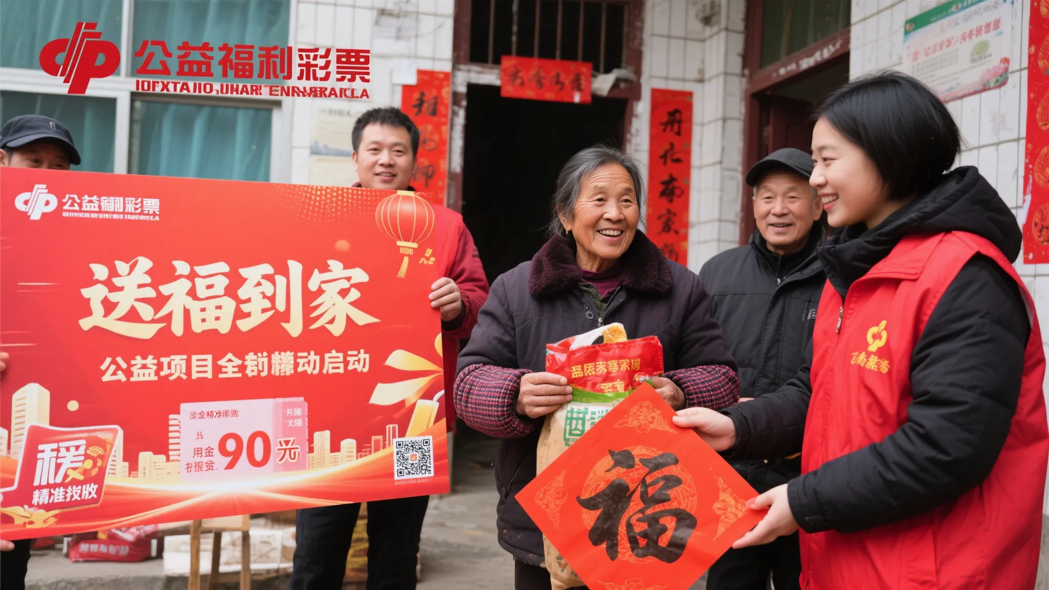 重庆福彩捐赠公益金逾90万，为困难群众送温暖到家。